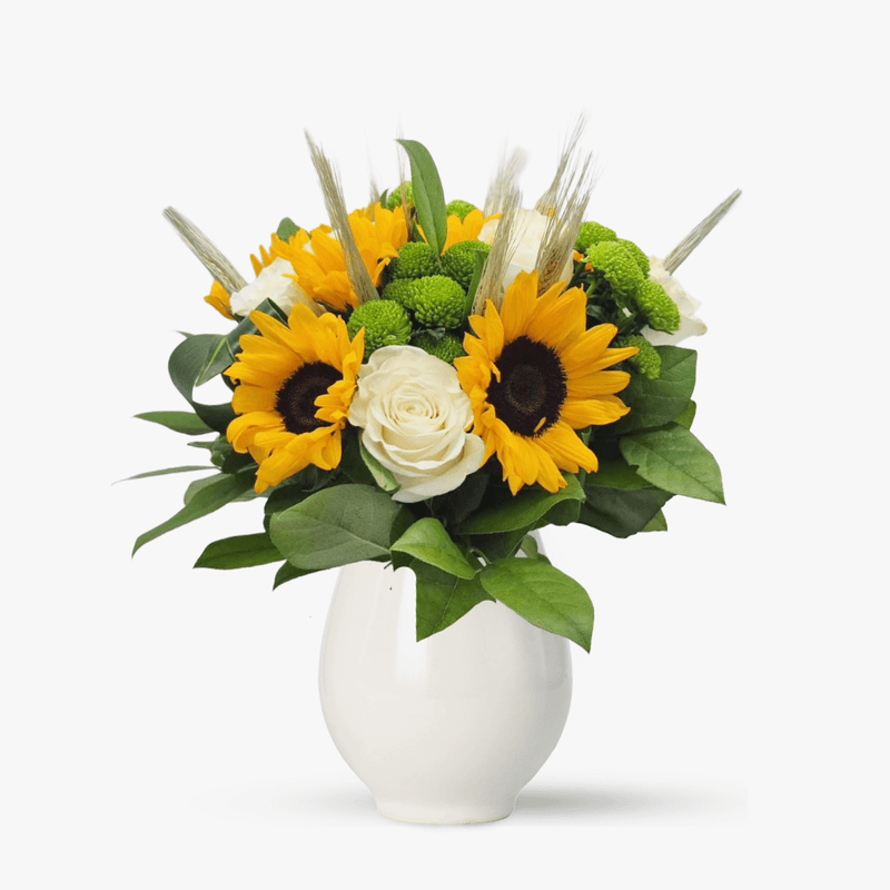 Buchet floarea-soarelui de vânzare în Piața de Flori Pitesti