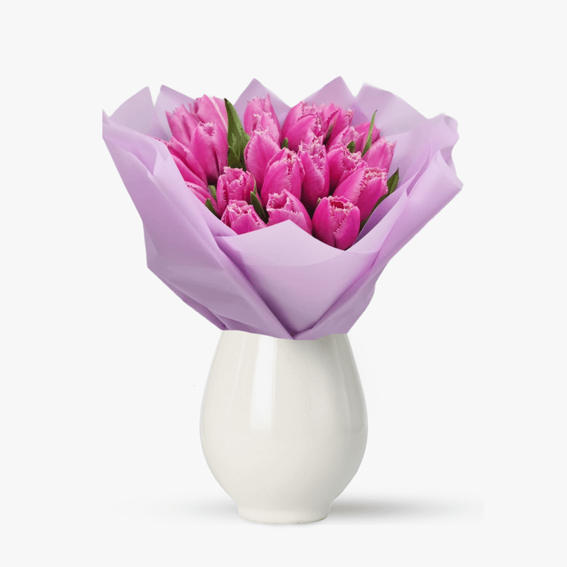Buchet lalele de vânzare în Piața de Flori Braila