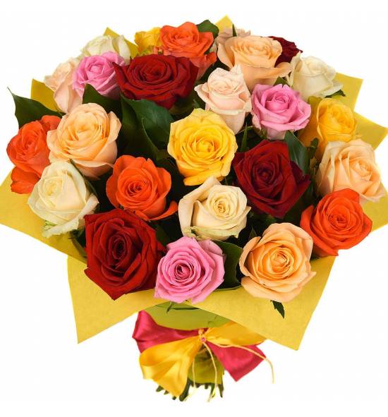 Buchet trandafiri de vânzare în Piața de Flori Bacau