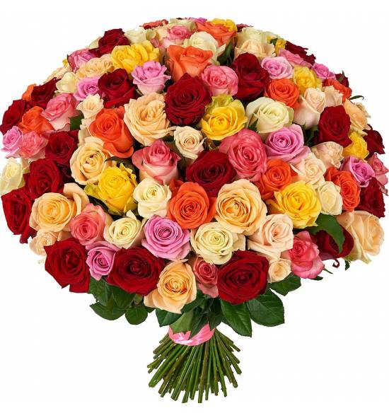 Buchet trandafiri de vânzare în Piața de Flori Buzau